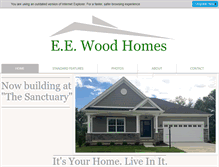 Tablet Screenshot of eewoodhomes.com